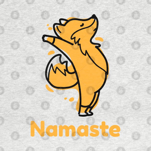 Fox Namaste Stretching Yoga by Spirit Animals 21